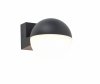 Lampa zewnętrzna kinkiet LED nowoczesna minimalistyczna kula szara aluminiowa LOOMA IP54 5138002118 LUTEC